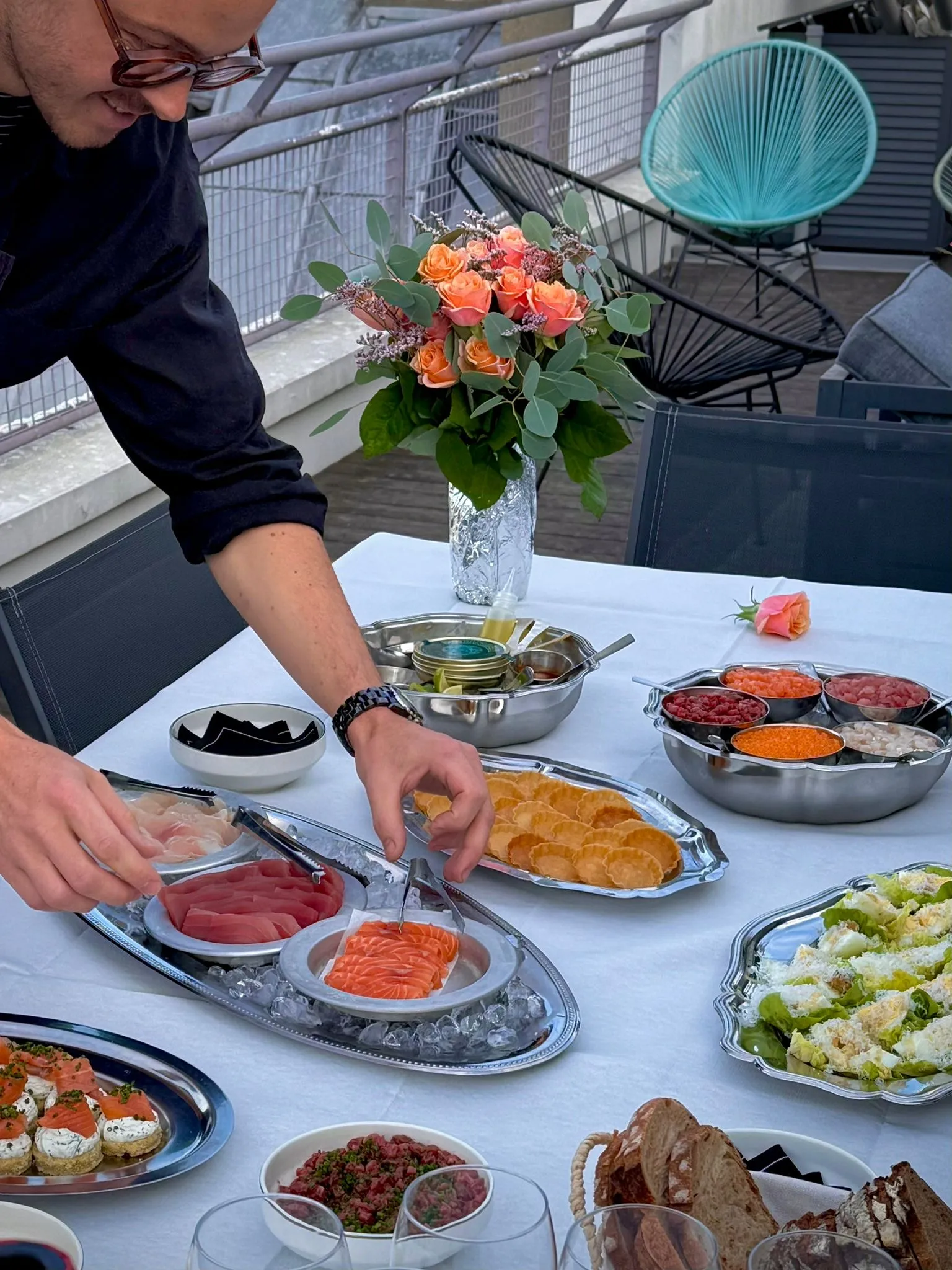 Hugo Vinatier et Enzo Ryon — cofondateurs NOCTA traiteur gastronomique Paris